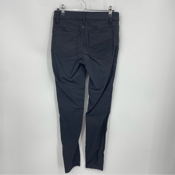 prAna Women's Brenna moto Pant COAL gray black size 0 - Picture 4 of 8
